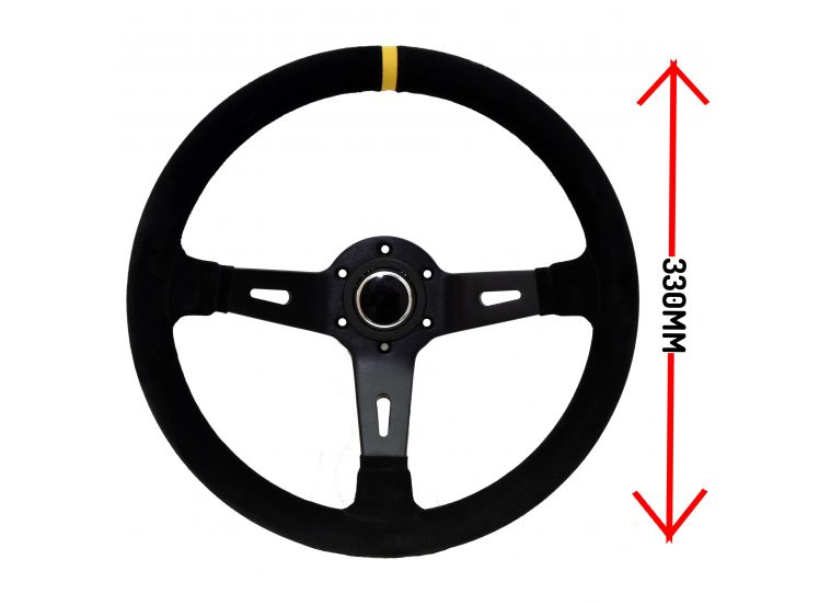 LTEC - 3 SPAAKS 330MM SUEDE, 65MM DIEP