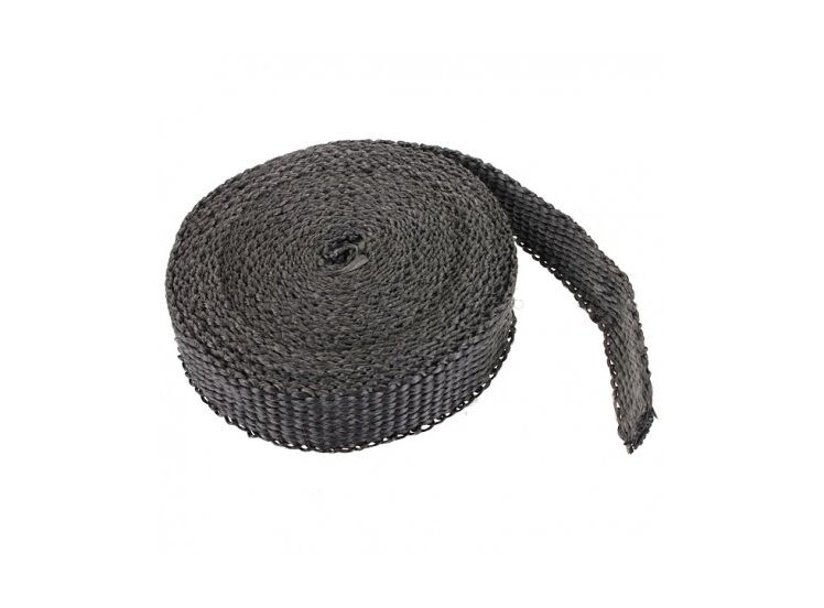 UITLAAT ISOLATIEBAND / HEAT WRAP 2,5CM X 7,5M ZWART