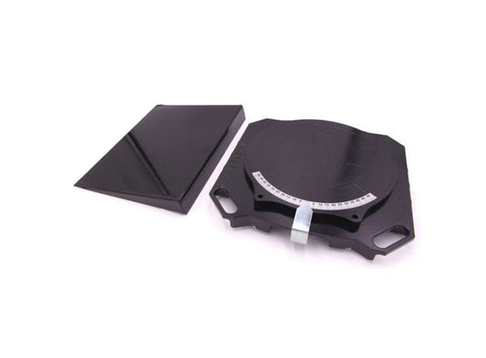 BIESHEUVEL - ALUMINIUM UNIVERSAL TURNTABLES (PAIR)