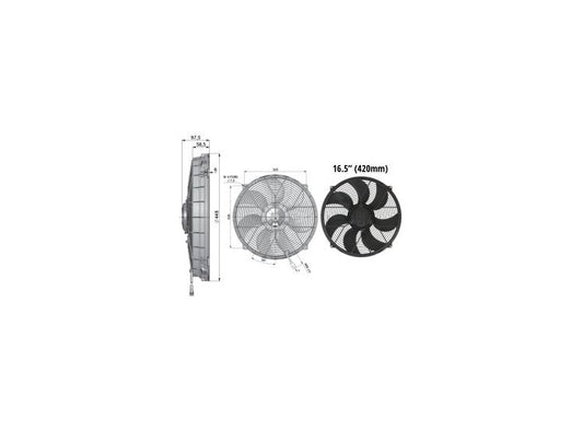 FAN 16.2" (420MM) HIGH POWER FAN zuigend