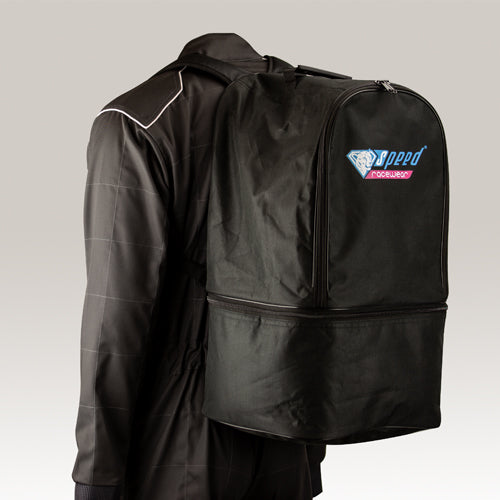 Helmtas DUESSELDORF HBS-1 voor HANS met schoenendoos