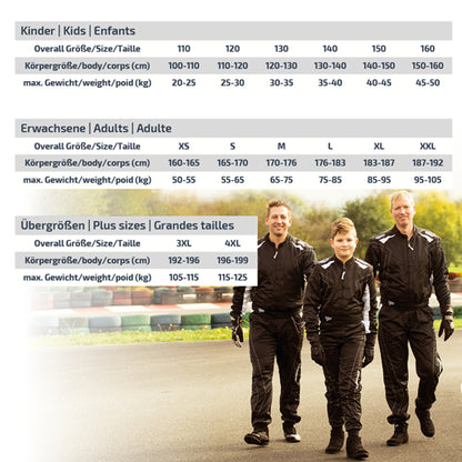 Raceoverall | DETROITHS-3 | zwart/neongeel/grijs