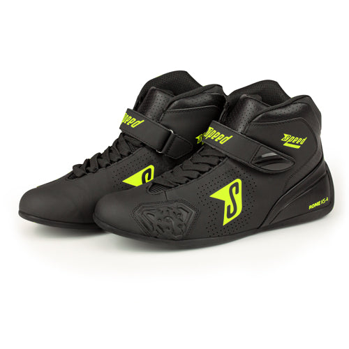 Raceschoenen | ROME KS-4 | zwart-neongeel