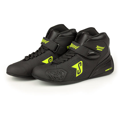 Raceschoenen | ROME KS-4 | zwart-neongeel