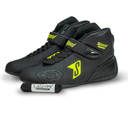 Raceschoenen | ROME KS-4 | zwart-neongeel