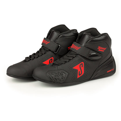 Raceschoenen | ROME KS-4 | zwart-rood