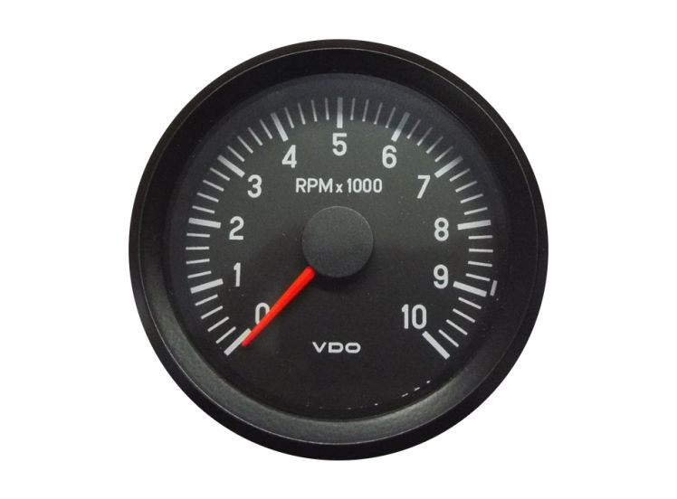 VDO COCKPIT INTERNATIONAL TOERENTELLER 10.000 RPM 80MM 12V